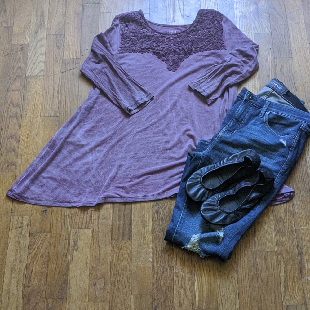Torrid mineral wash tee